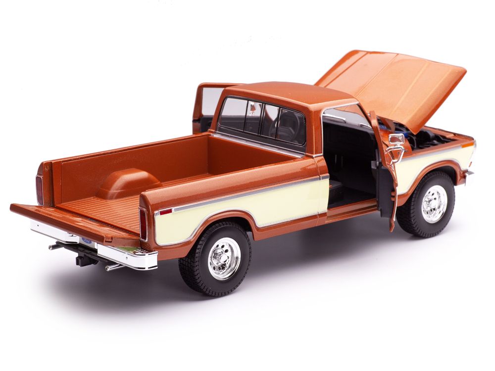 Ford USA F-150 Pick-Up 1979 brown/white 1:18 Maisto