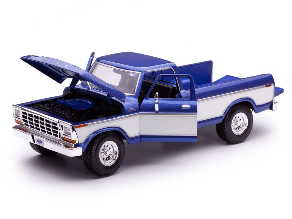 Ford USA F-150 Pick-Up 1979 blue/white 1:18 Maisto