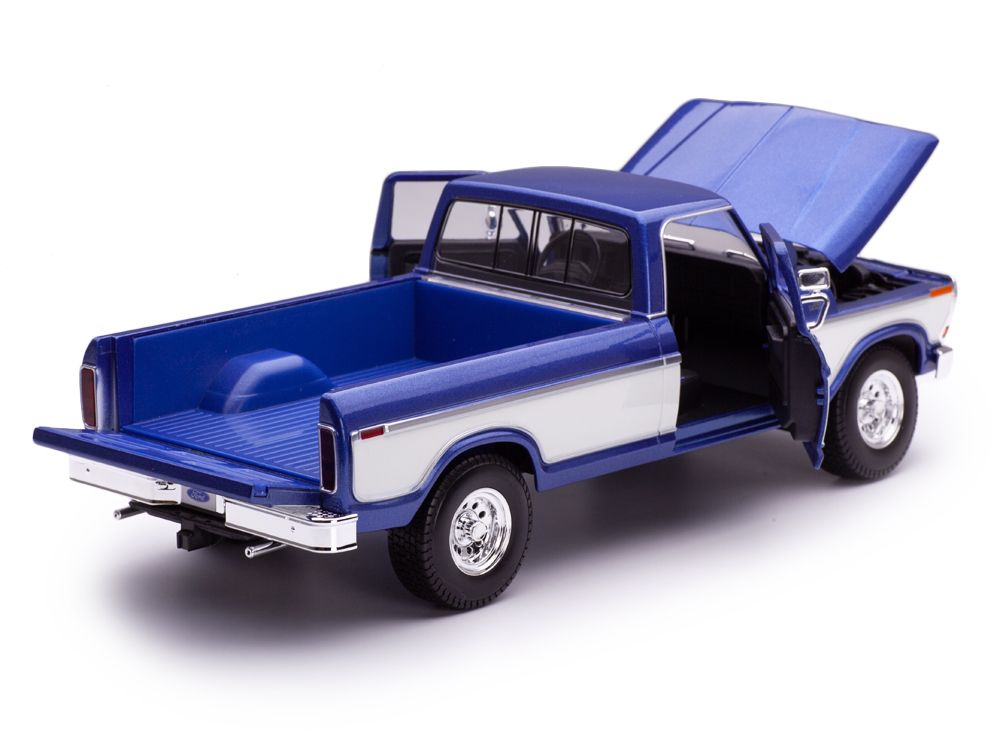 Ford USA F-150 Pick-Up 1979 blue/white 1:18 Maisto