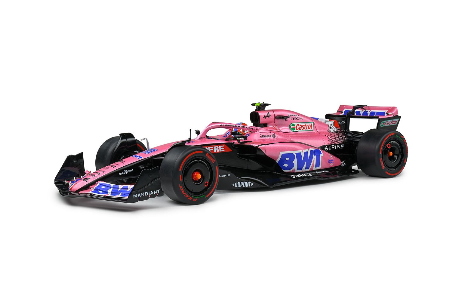 BWT Alpine F1 Team A522 #31 E.Ocon Saudi Arabien GP 2022 1:18 Solido