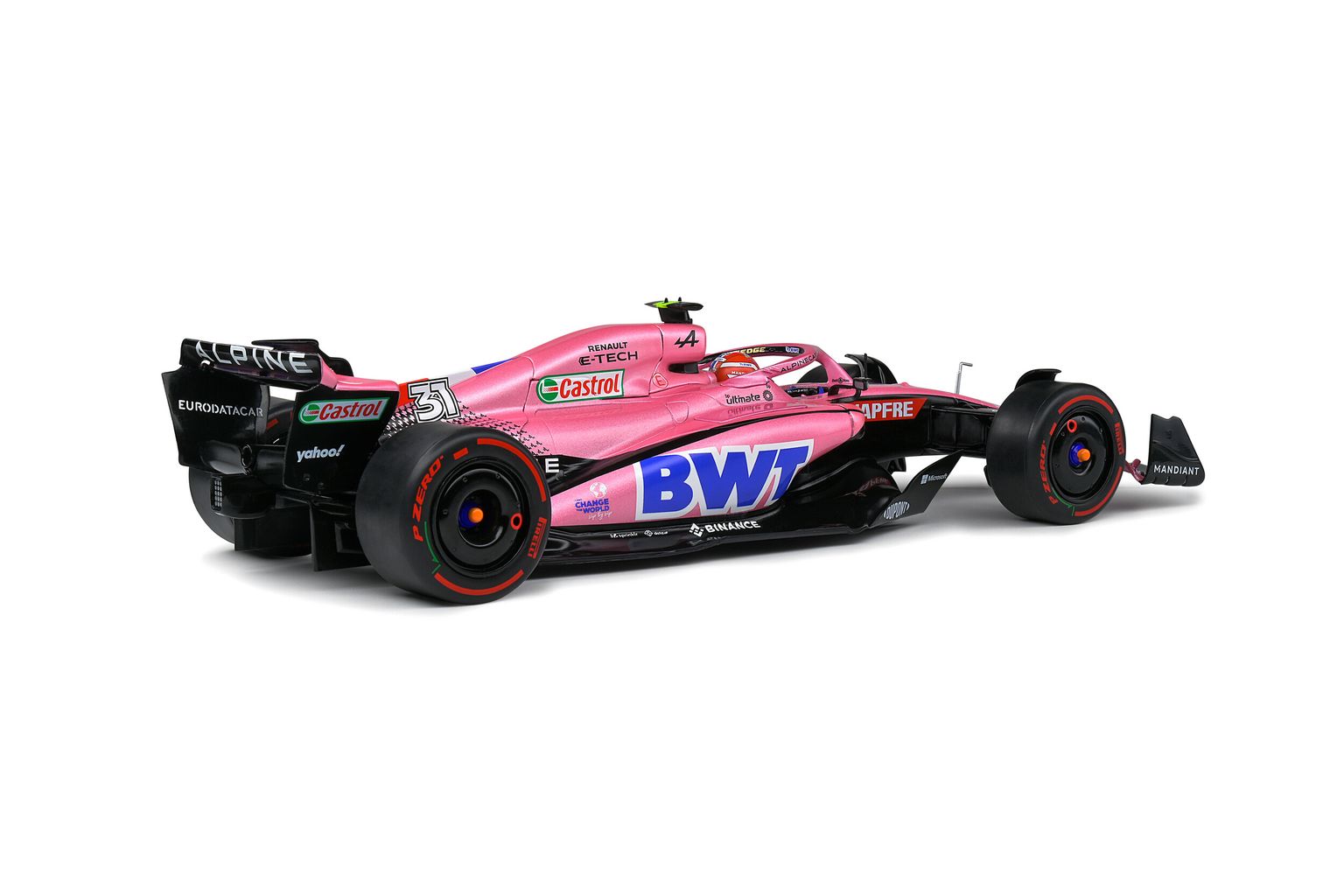BWT Alpine F1 Team A522 #31 E.Ocon Saudi Arabien GP 2022 1:18 Solido