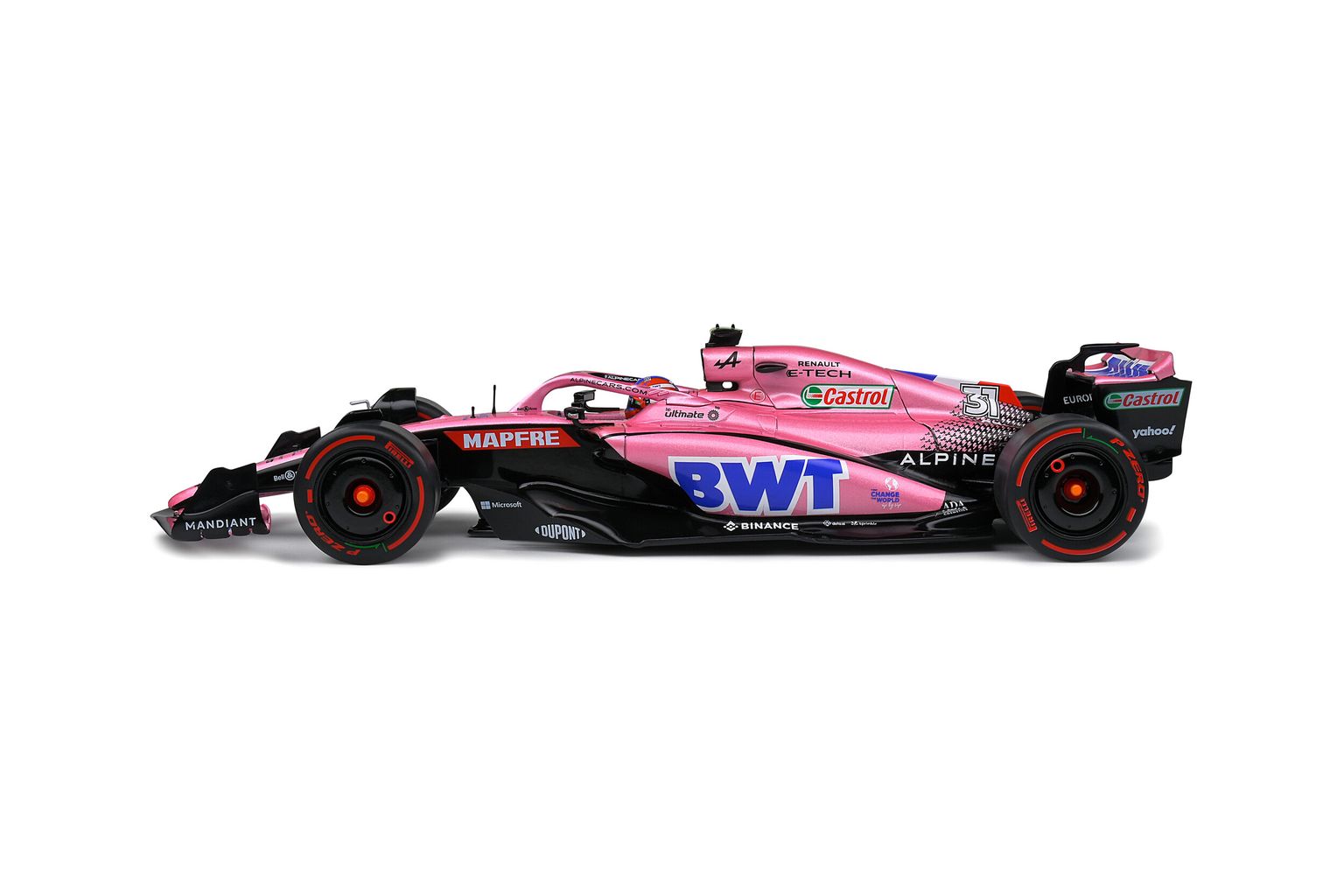 BWT Alpine F1 Team A522 #31 E.Ocon Saudi Arabien GP 2022 1:18 Solido