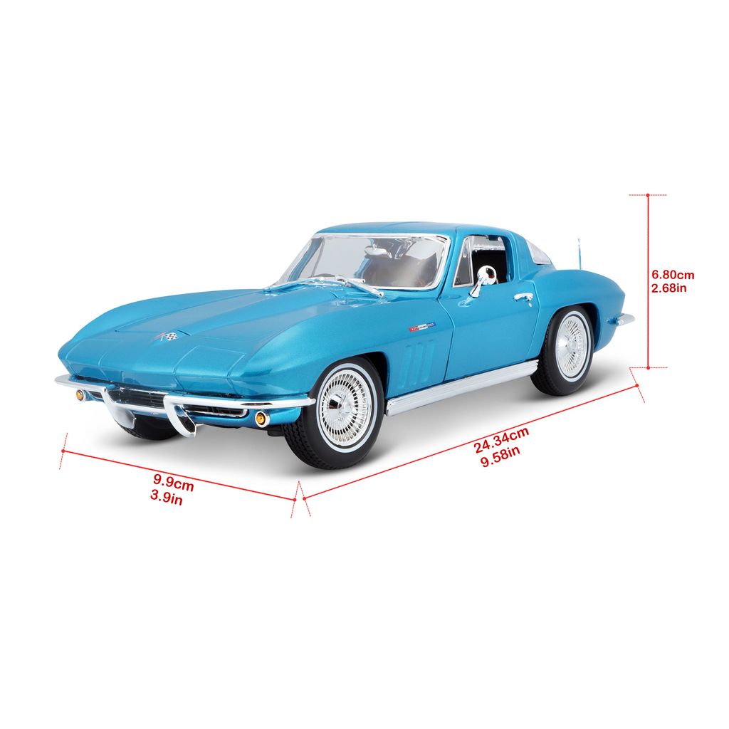 Chevrolet Corvette 1965 blue 1:18 Maisto