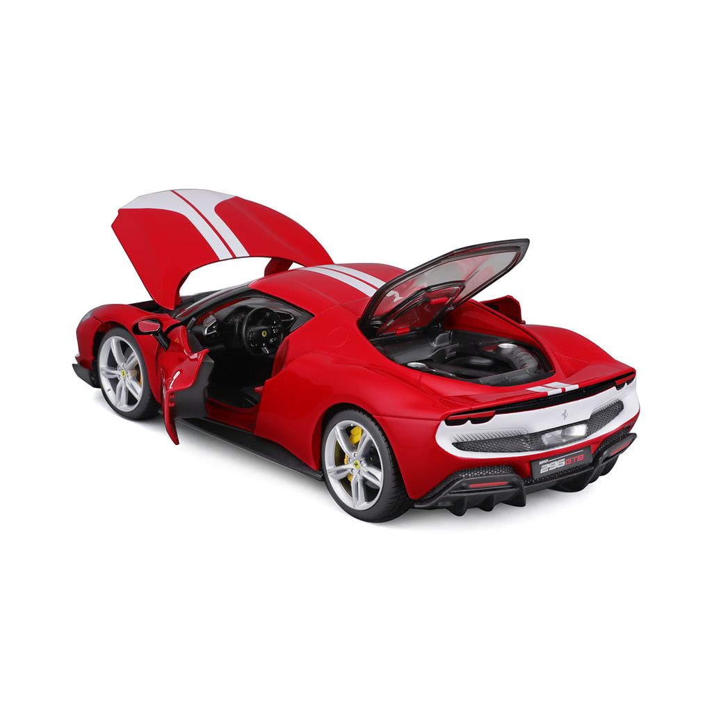 Ferrari 296 GTB red/white 1:18 Bburago