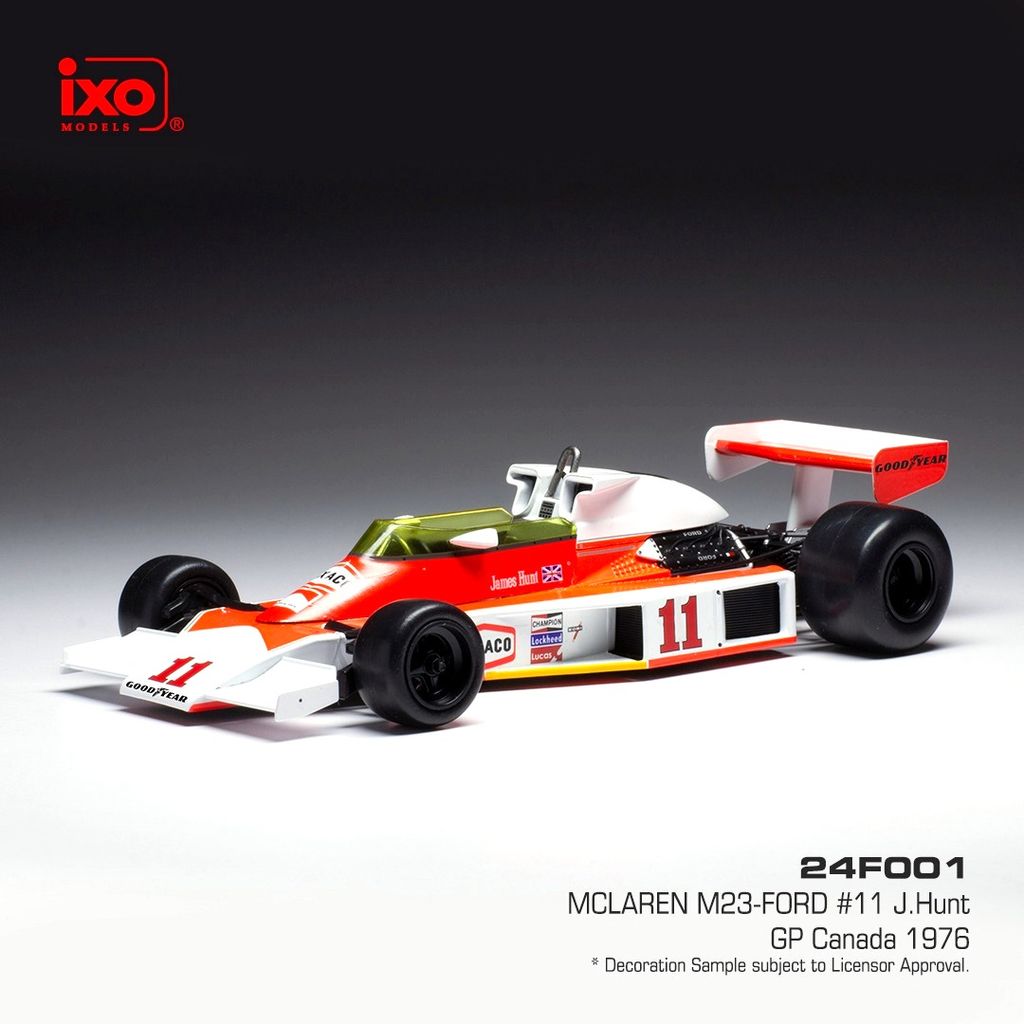 McLaren Ford M23 #11 J. Hunt GP Canada 1976 1:24 Ixo Models