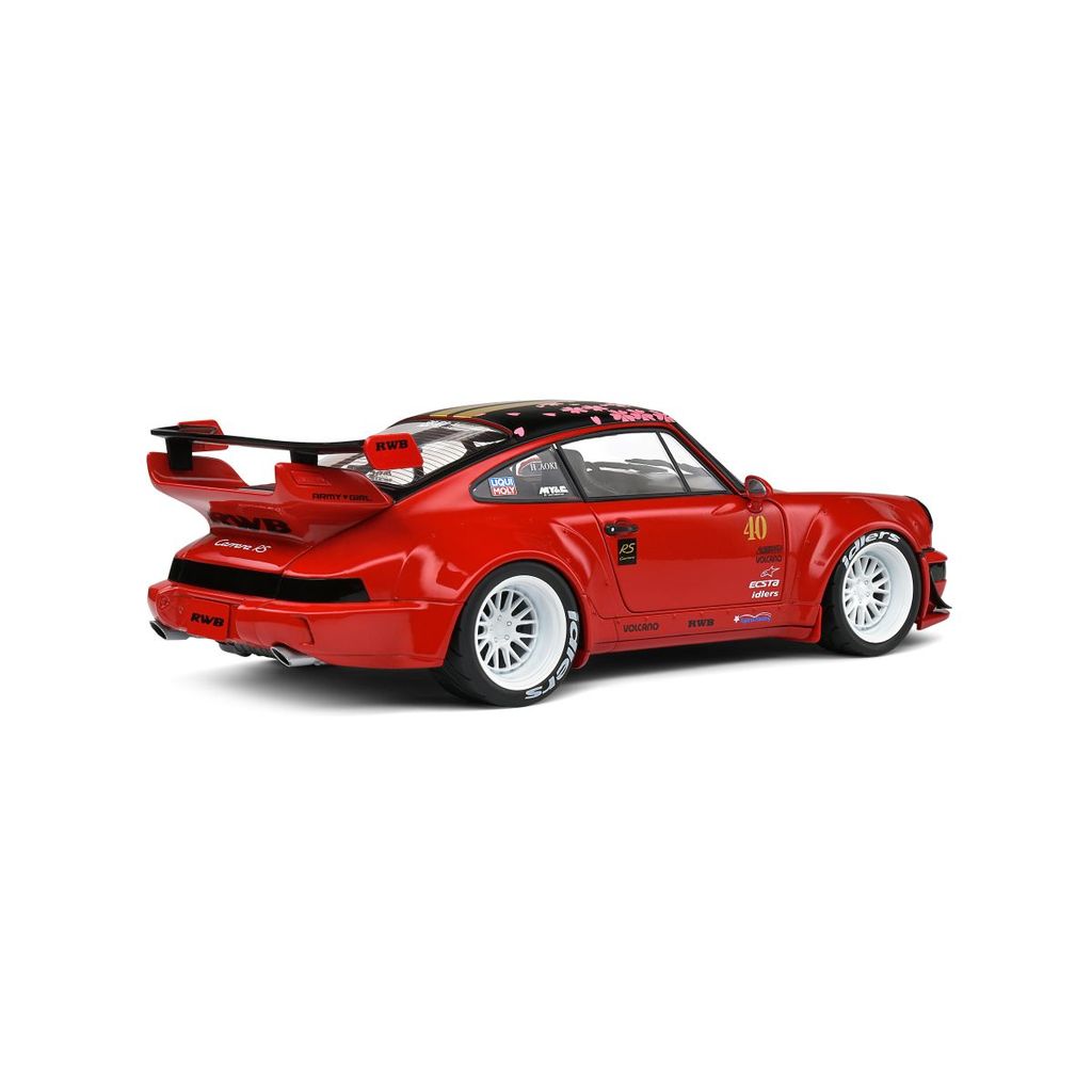 Porsche 911 964 RWB Rauh Welt 2021 red saduka 1:18 Solido