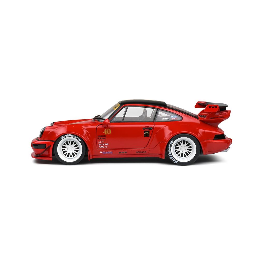 Porsche 911 964 RWB Rauh Welt 2021 red saduka 1:18 Solido