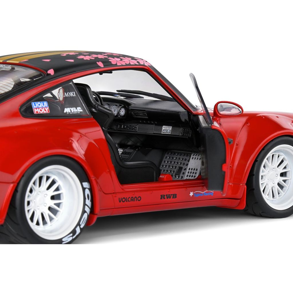 Porsche 911 964 RWB Rauh Welt 2021 red saduka 1:18 Solido