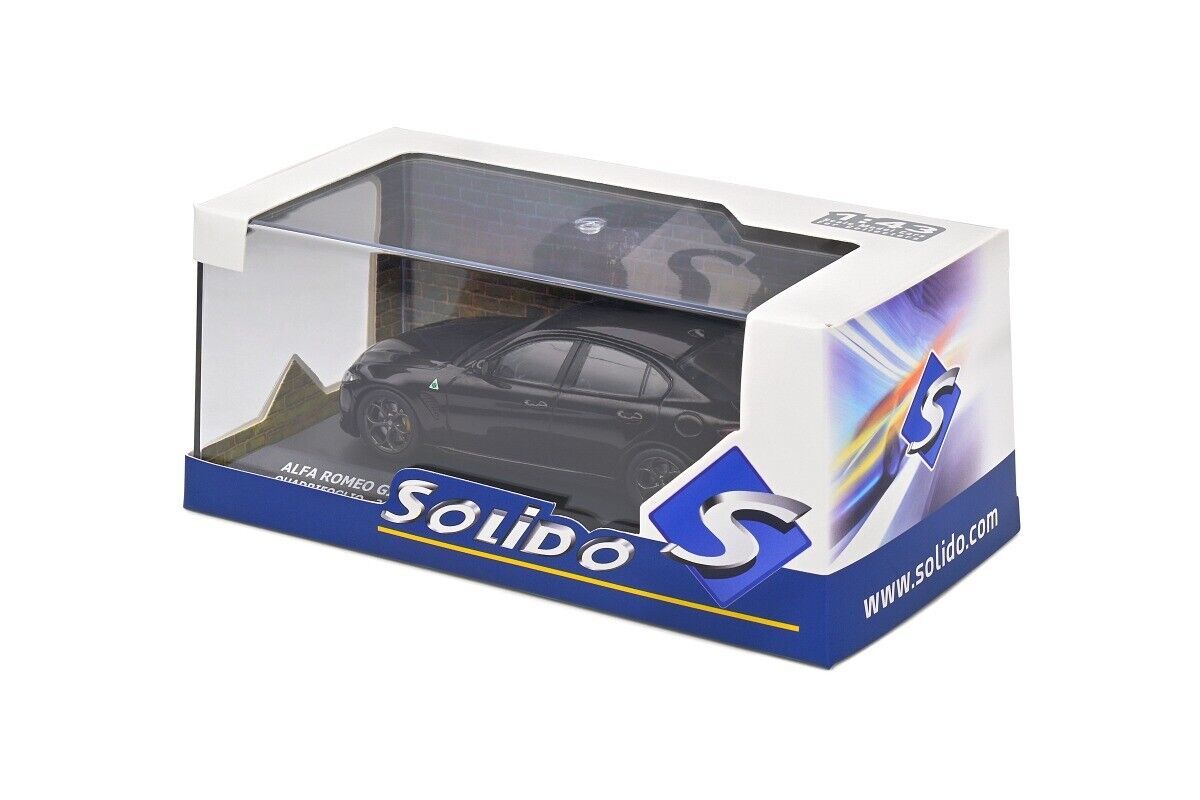 Alfa Romeo Giulia Quadrifoglio 2019 black 1:43 Solido