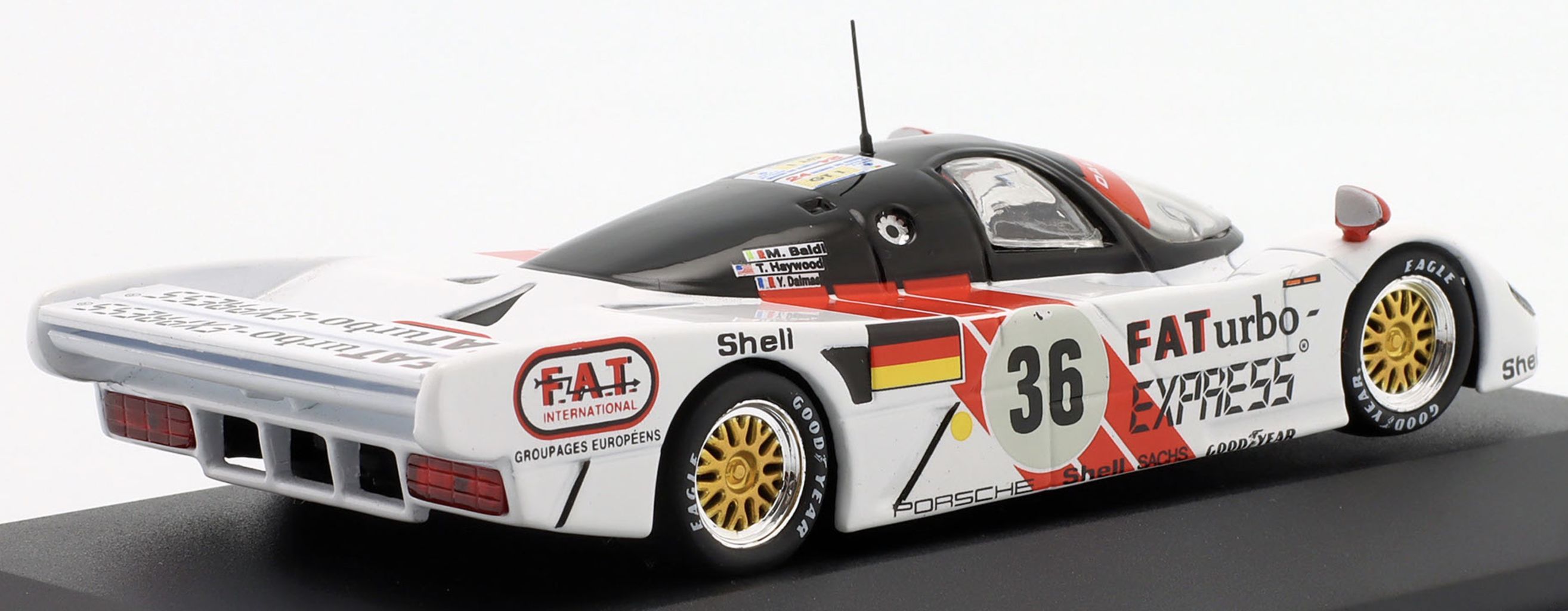 Porsche Dauer 962 3.0L Turbo Team Le Mans Porsche #36 Baldi/Haywood/Dalmas Winner 24H Le Mans 1994 1:43 Werk83