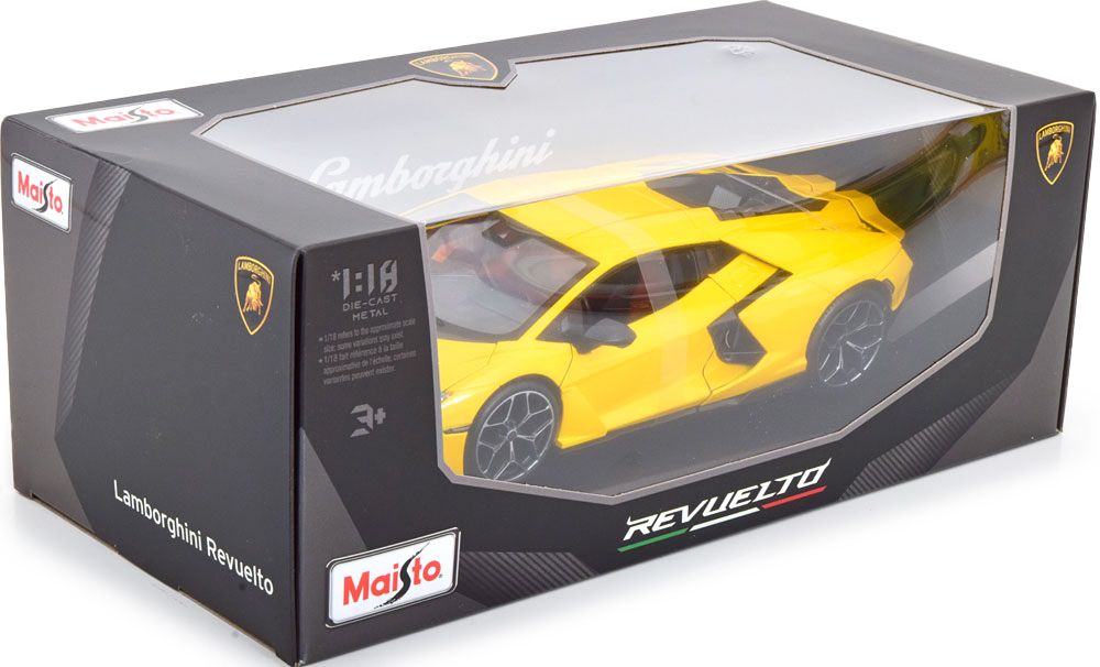 Lamborghini Revuelto 2023 yellow 1:18 Maisto