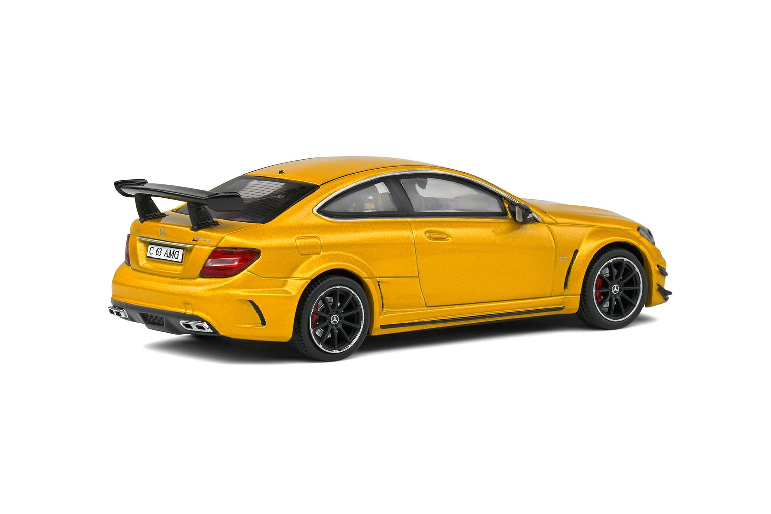 Mercedes-Benz C-Class C63 6.3 V8 AMG Black Series 2012 solarbeam yellow 1:43 Solido