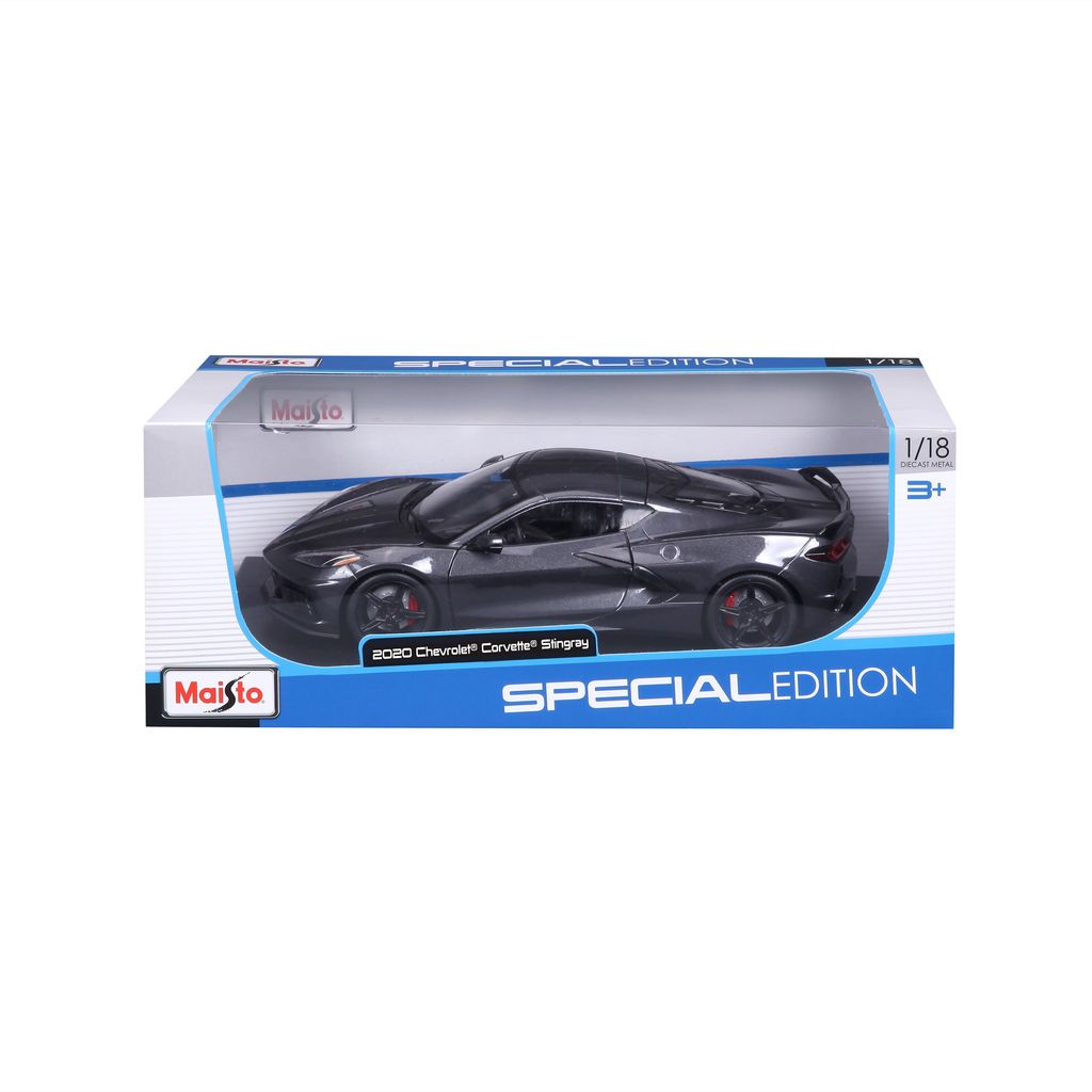 Chevrolet Corvette Stingray C8 2020 grey 1:18 Maisto