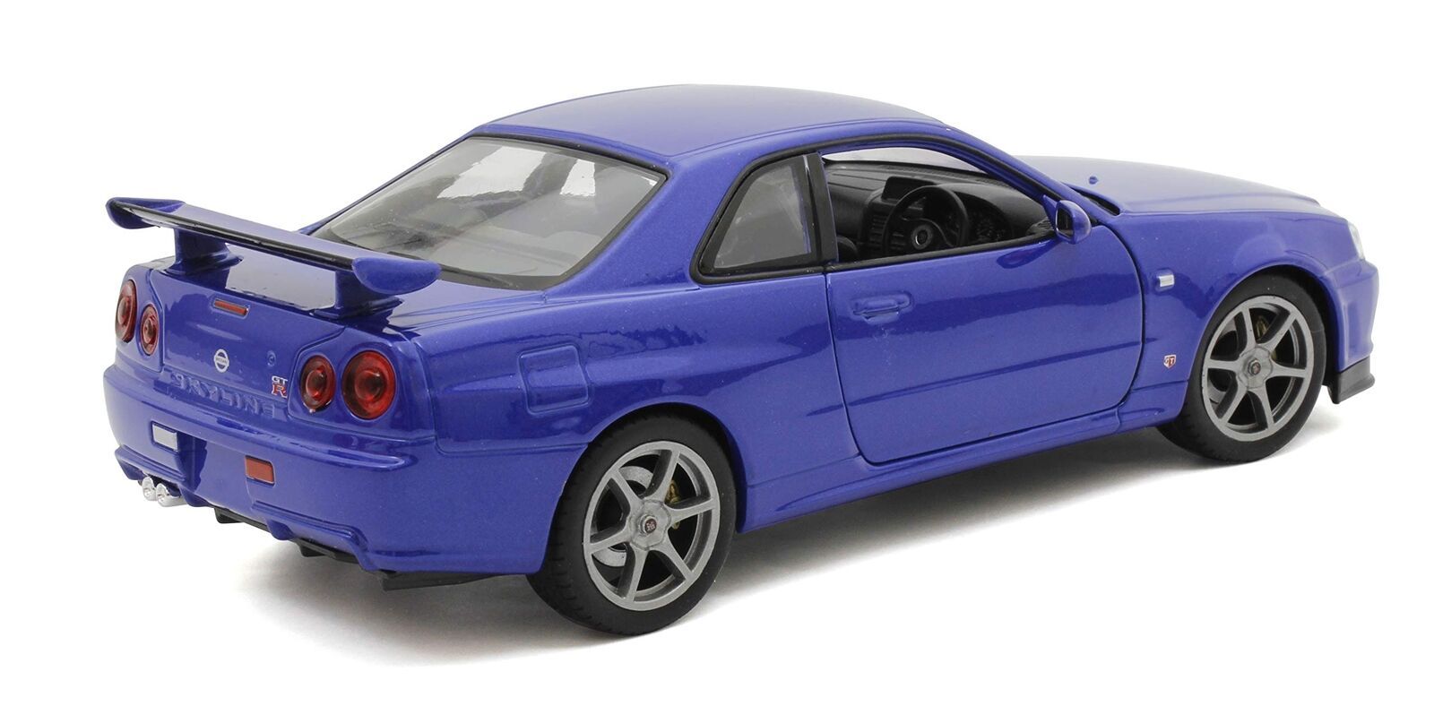 Nissan Skyline GT-R (R34) blue 1:24 Welly