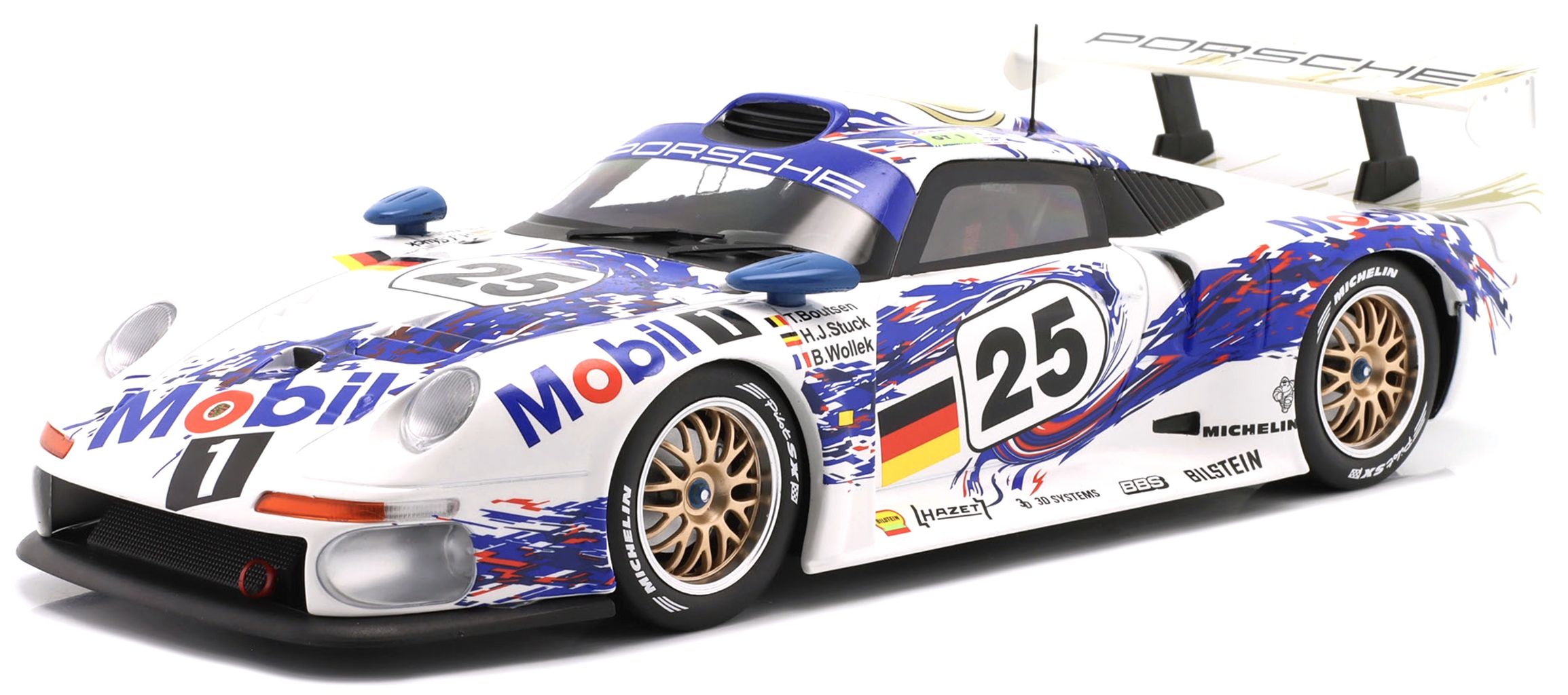 Porsche 911 GT1 #25 Stuck/Boutsen/Wollek 2nd 24H Le Mans 1996 1:18 Werk83