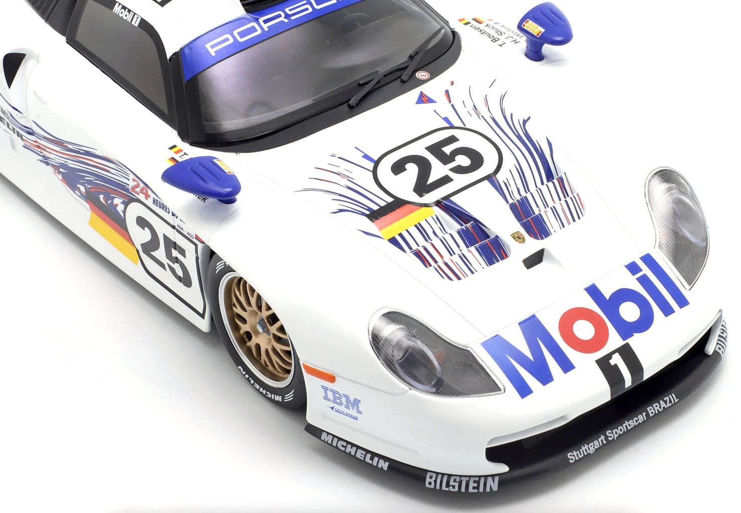 Porsche 911 GT1 #25 Stuck, Boutsen, Wollek 24h LeMans 1997 1:18 Werk83