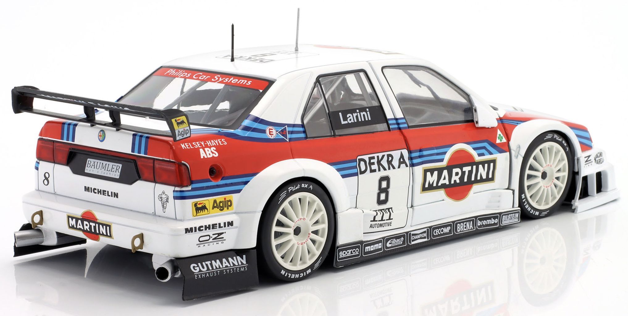 Alfa Romeo 155 V6 TI Martini Racing #8 N.Larini DTM ITC 1995 1:18 Werk83
