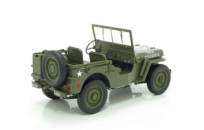 Jeep Willys US ARMY 1/4 Truck green 1:18 Welly