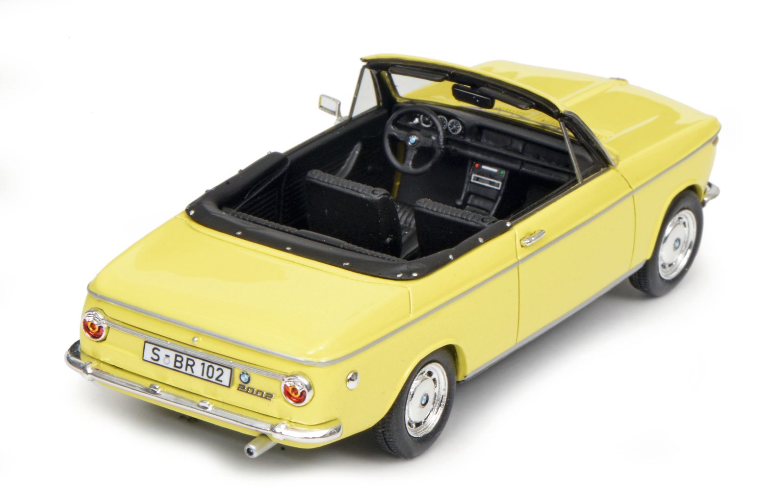 BMW 2002 Cabrio yellow 1:43 Schuco