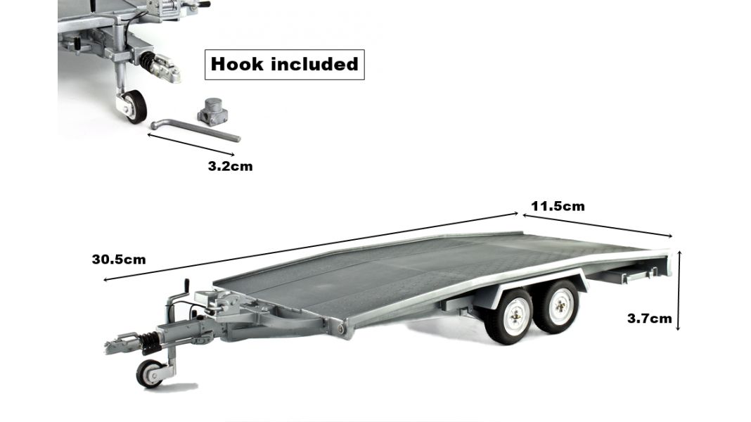 Car transporter Trailer 1:18 Laudoracing Model