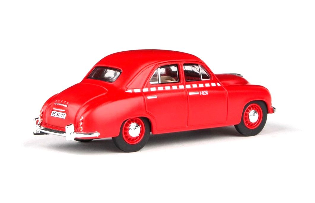 Škoda 1201 1956 Taxi červená 1:43 Abrex