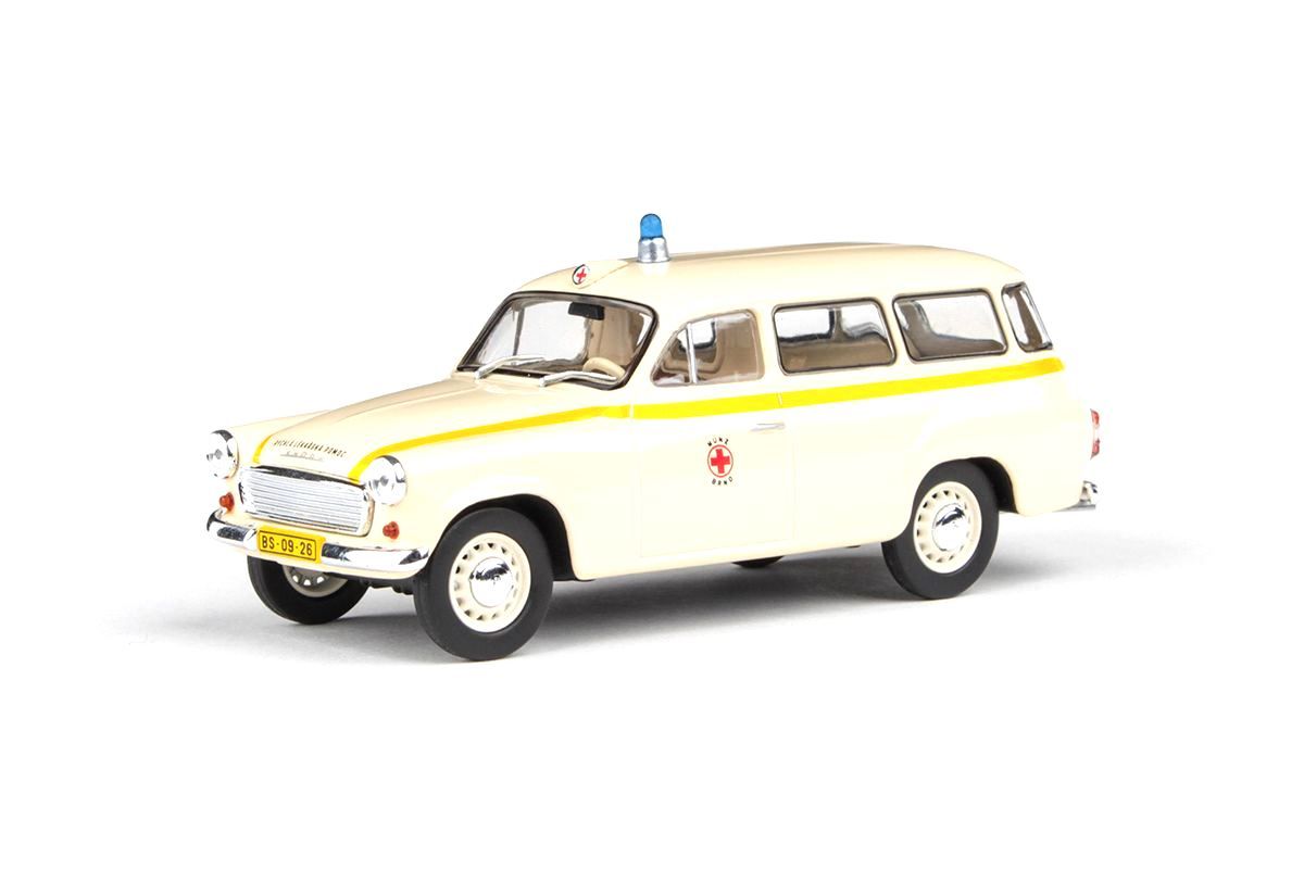 Škoda 1202 1964 Sanitka - MÚNZ Brno 1:43 Abrex