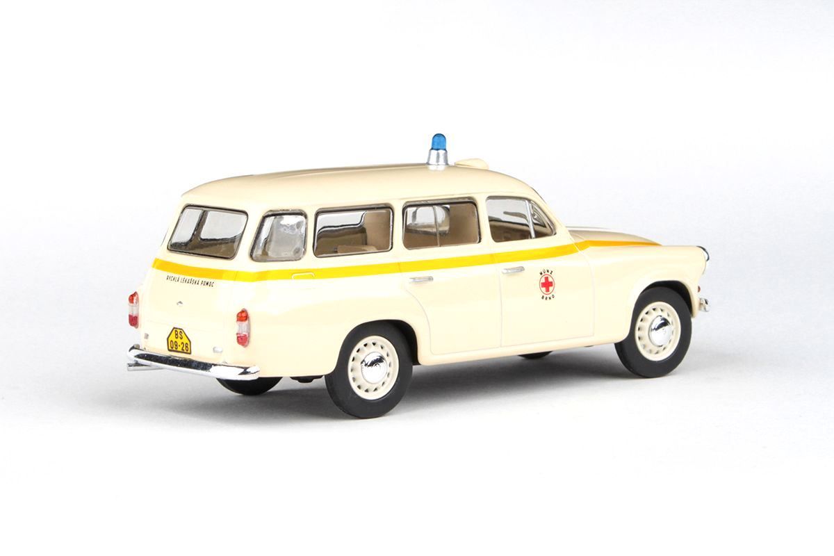 Škoda 1202 1964 Sanitka - MÚNZ Brno 1:43 Abrex