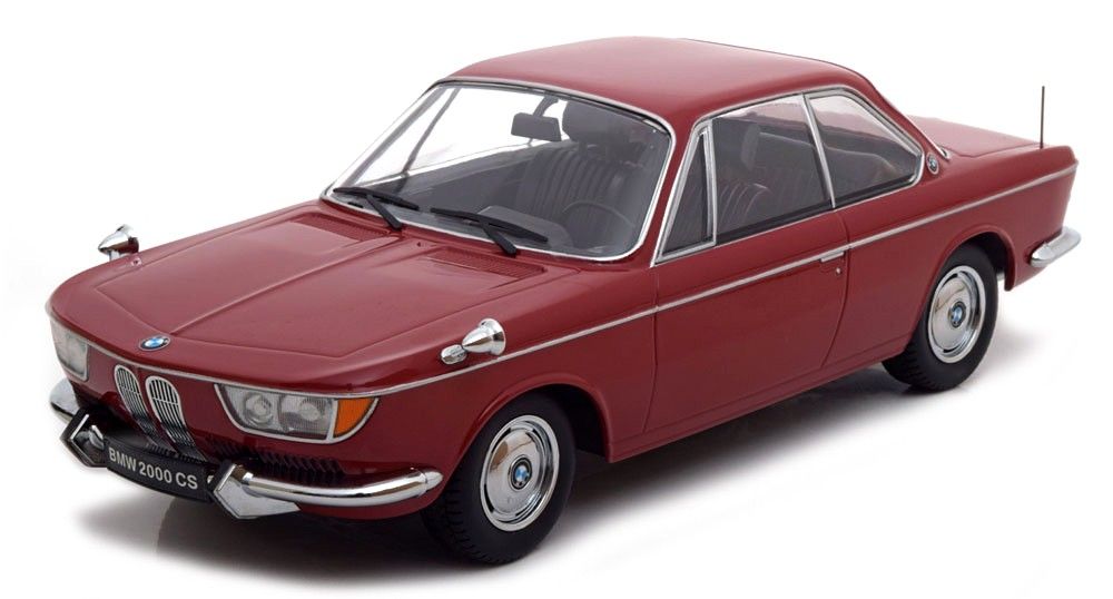 BMW 2000 CS Coupe 1965 red 1:18 KK Scale