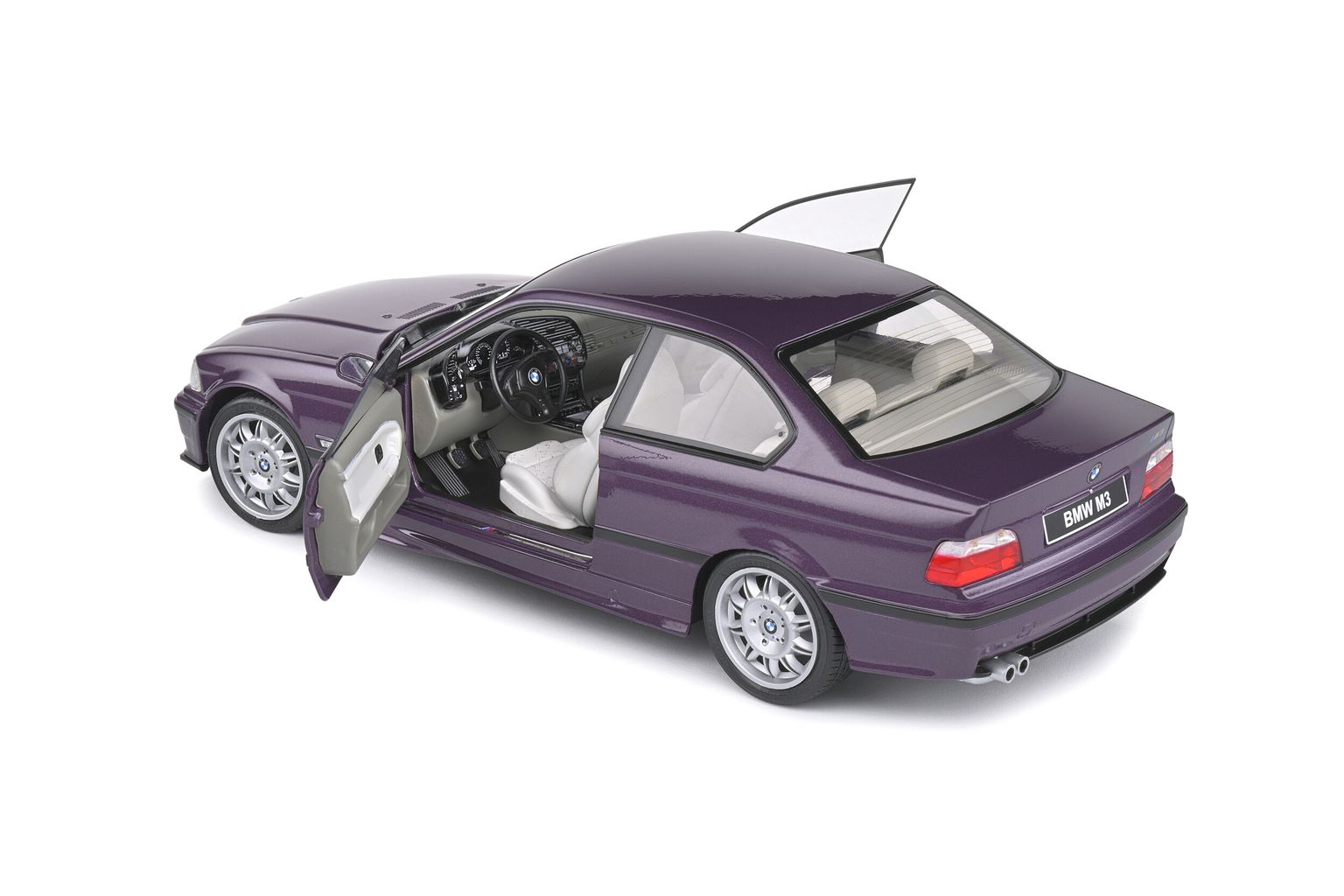 BMW M3 E36 Coupe 1990 violet 1:18 Solido