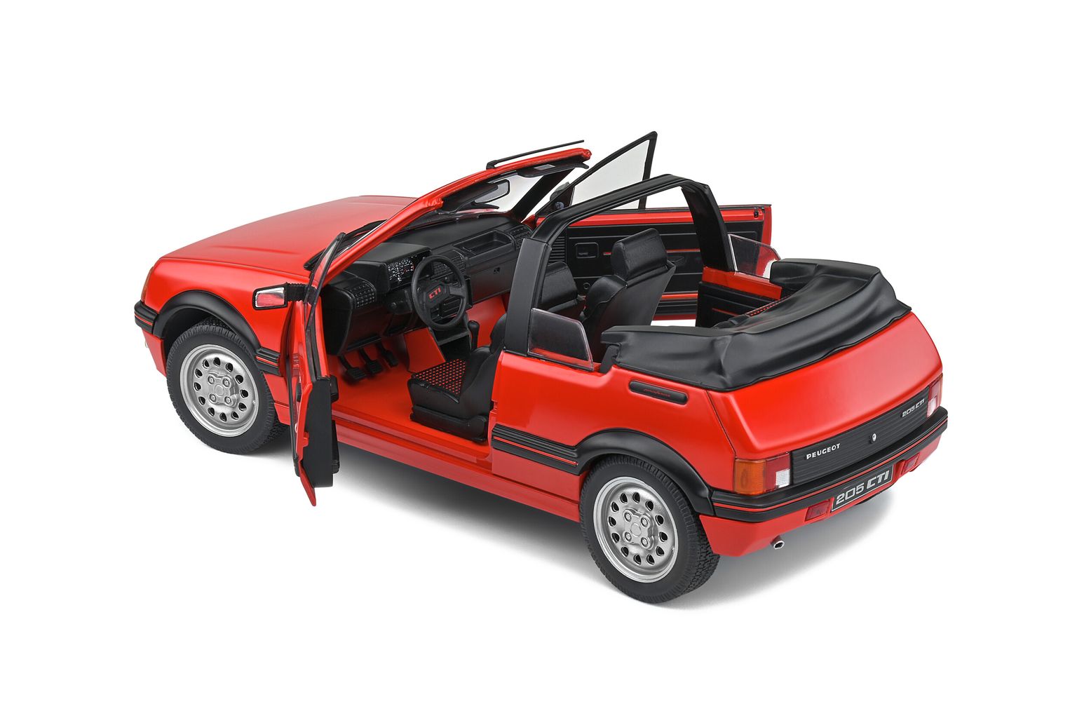 Peugeot 205 CTI MK1 1989 rouge vallelunga 1:18 Solido