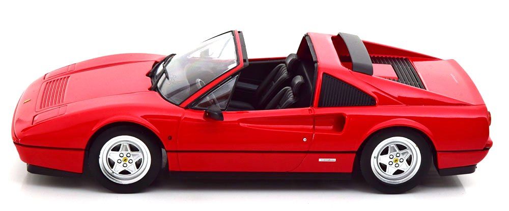Ferrari 328 GTS Spider with Removable Hard Top 1985 red 1:18 KK Scale