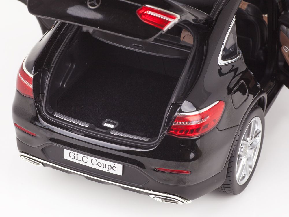 Mercedes-Benz GLC Coupe 2018 black 1:18 iScale