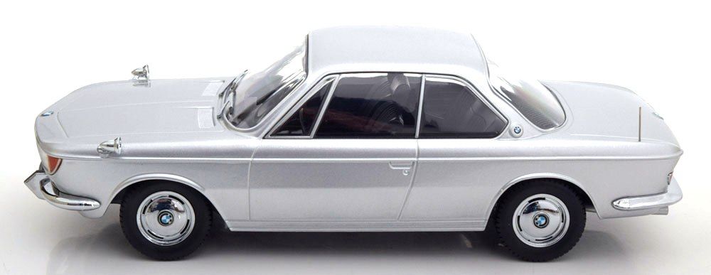 BMW 2000 CS Coupe 1965 silver 1:18 KK Scale