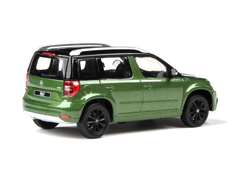 Škoda Yeti FL 2013 zelená cosmic metalíza 1:43 Abrex