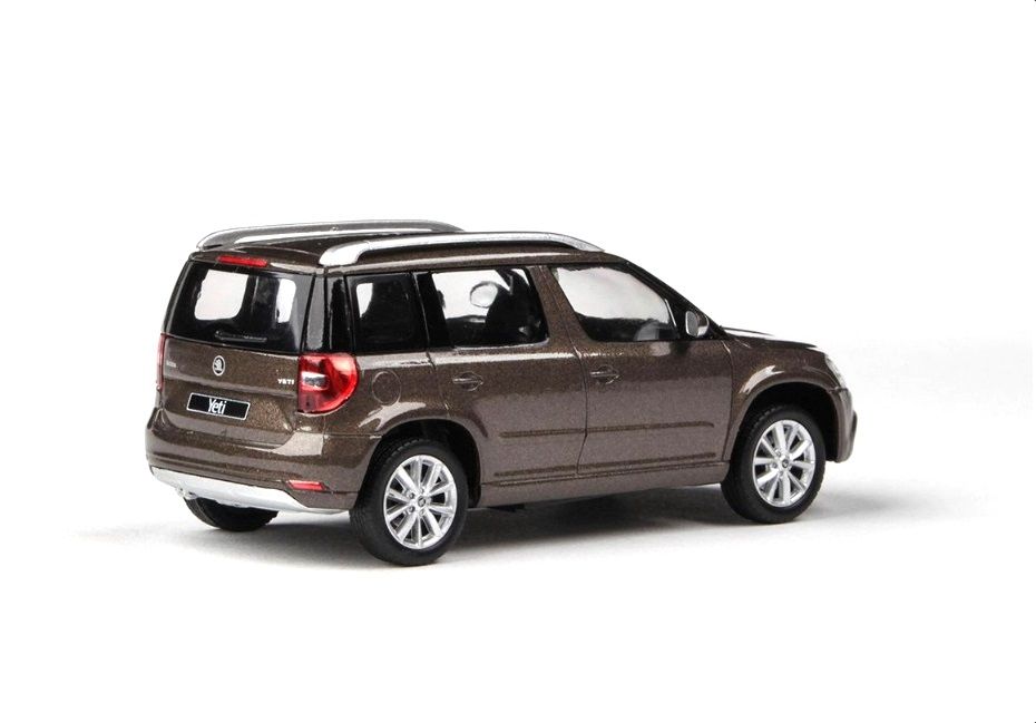 Škoda Yeti FL 2013 hnědá mato metalíza 1:43 Abrex