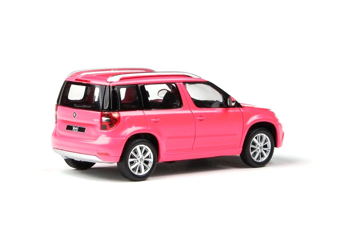 Škoda Yeti FL 2013 růžová 1:43 Abrex