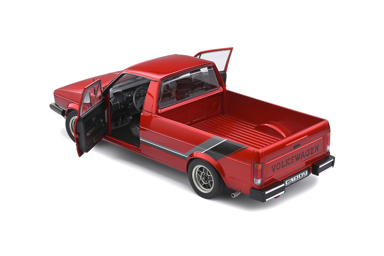 Volkswagen Caddy MK1 Custom red 1:18 Solido