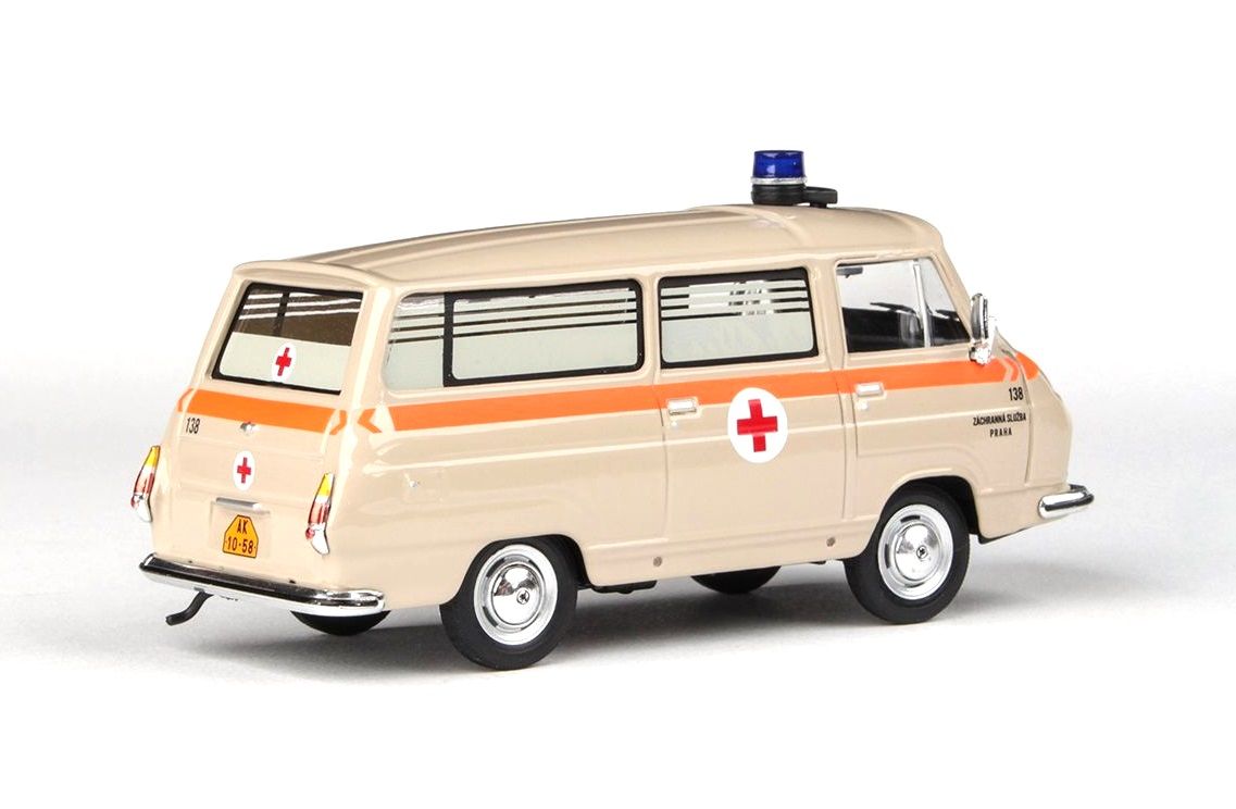 Škoda 1203 1974 sanitka záchranka 1:43 Abrex
