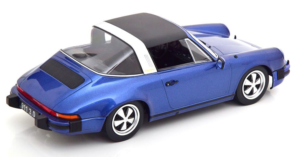  Porsche 911 Carrera 3.0 Targa 1977 bluemetallic 1:18 KK Scale