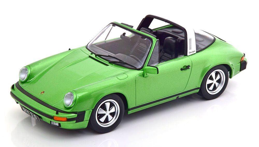Porsche 911 Carrera 3.0 Targa 1977 greenmetallic 1:18 KK Scale