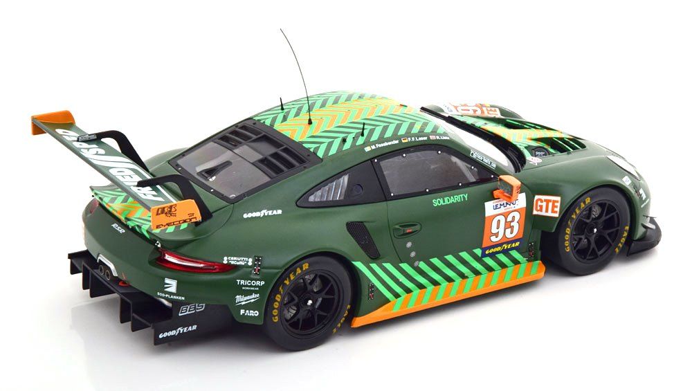 Porsche 911 RSR #93 Fassbender/Laser/Lietz ELMS 2020 Proton Competition 1:18 Ixo Models