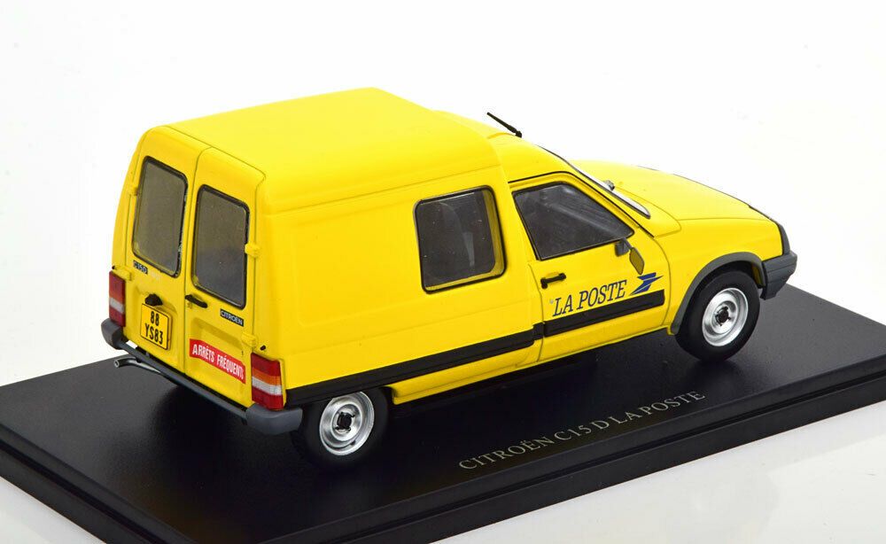 Citroen C15 D Van La Poste 1989 yellow 1:24 Altaya
