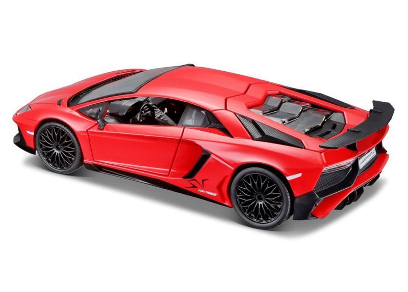 Lamborghini Aventador LP750-4 Super Fast 2016 red 1:24 Bburago