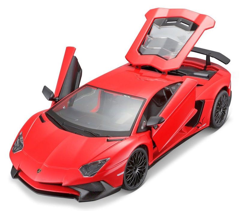 Lamborghini Aventador LP750-4 Super Fast 2016 red 1:24 Bburago