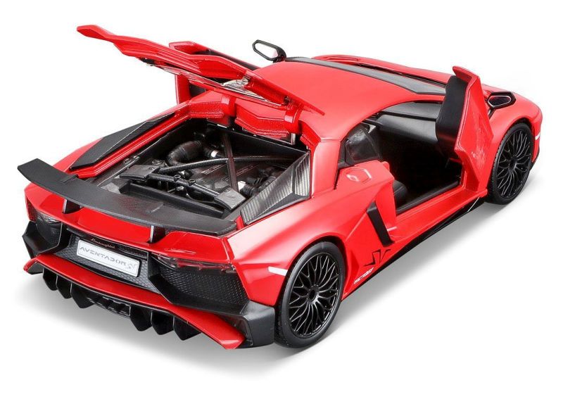 Lamborghini Aventador LP750-4 Super Fast 2016 red 1:24 Bburago