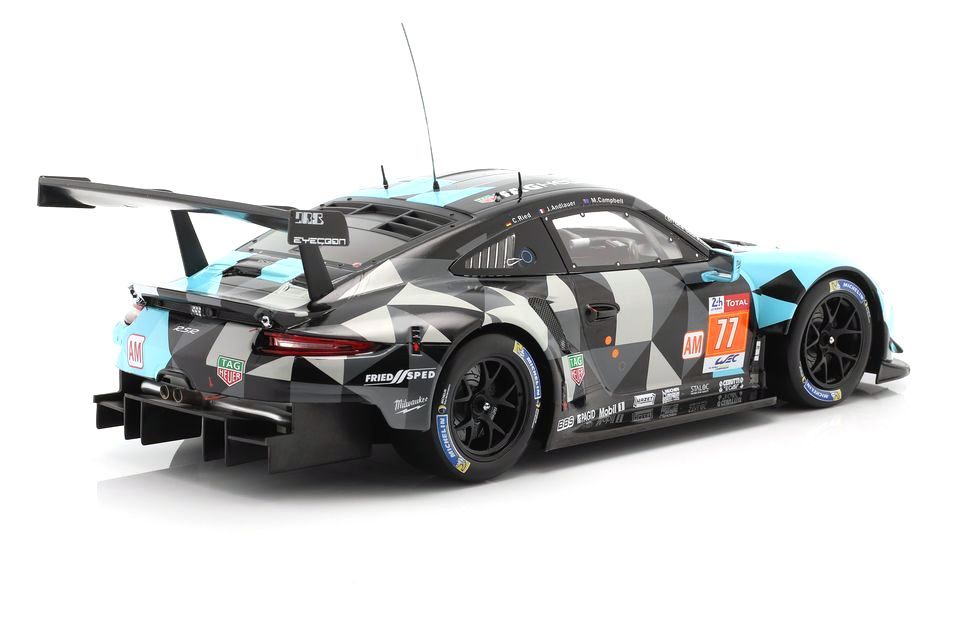 Porsche 911 RSR #77 Campbell/Ried/Andlauer Class Winner LMGTE-Am 24H Le Mans 2018 Dempsey Proton 1:18 Ixo Models