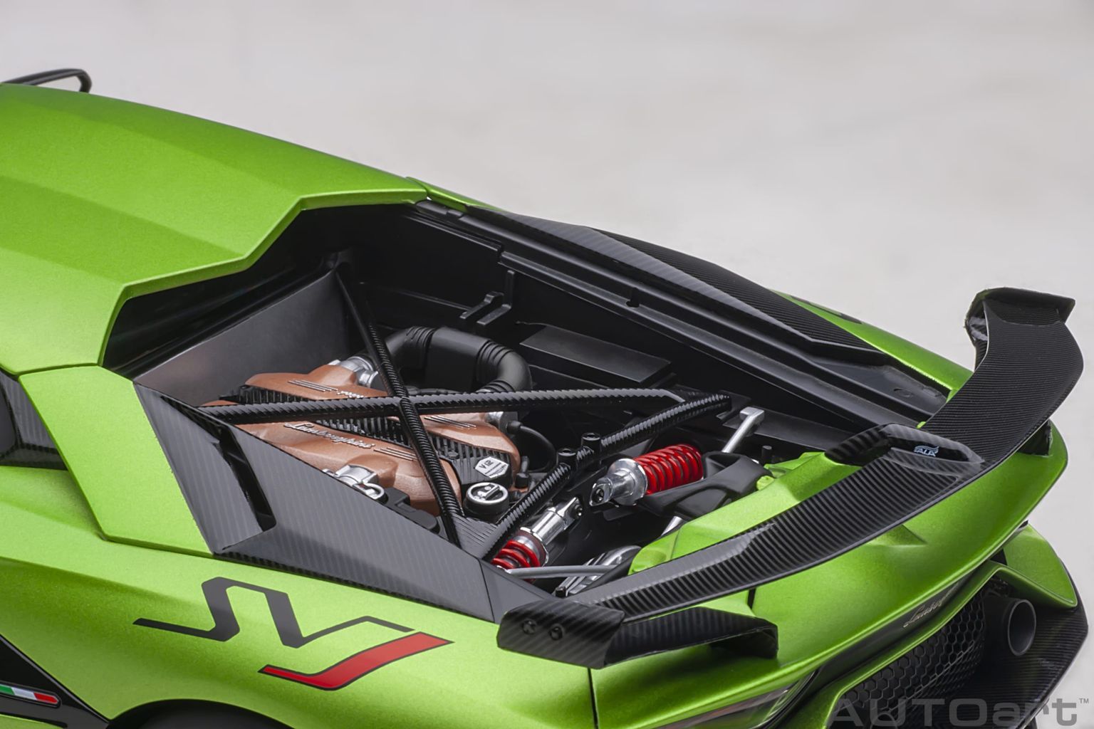 Lamborghini Aventador SVJ 2019 verde alceo 1:18 AUTOart