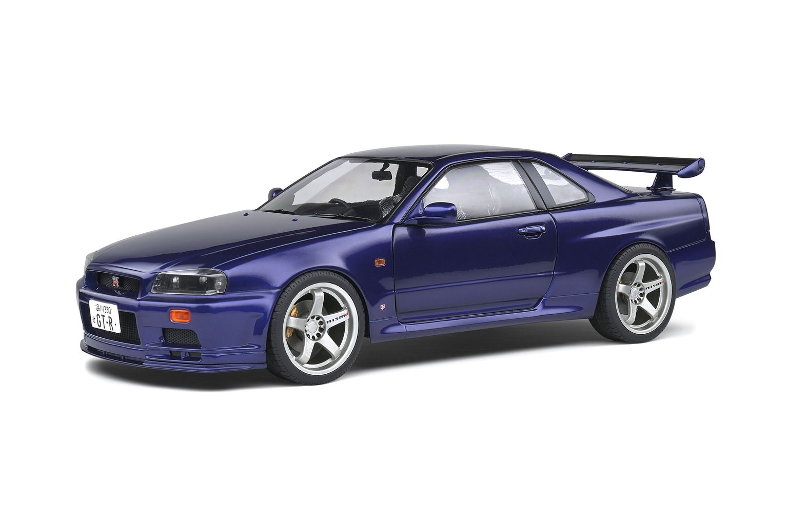 Nissan R34 GTR 1999 midnight purple 1:18 Solido