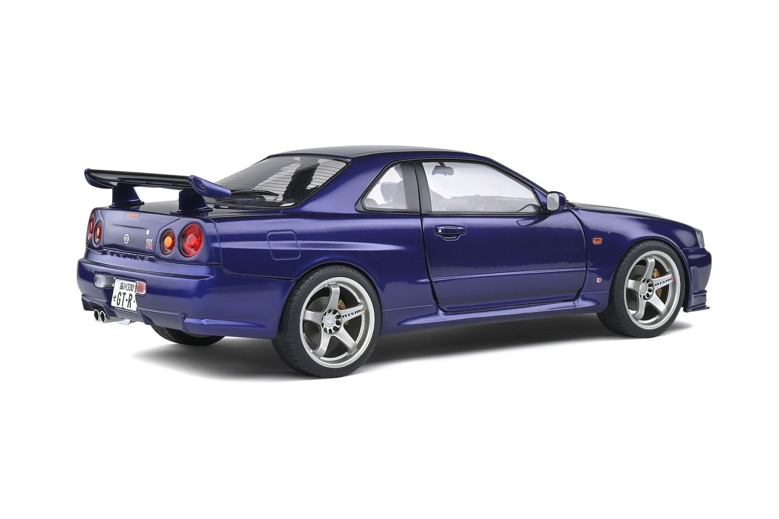 Nissan R34 GTR 1999 midnight purple 1:18 Solido