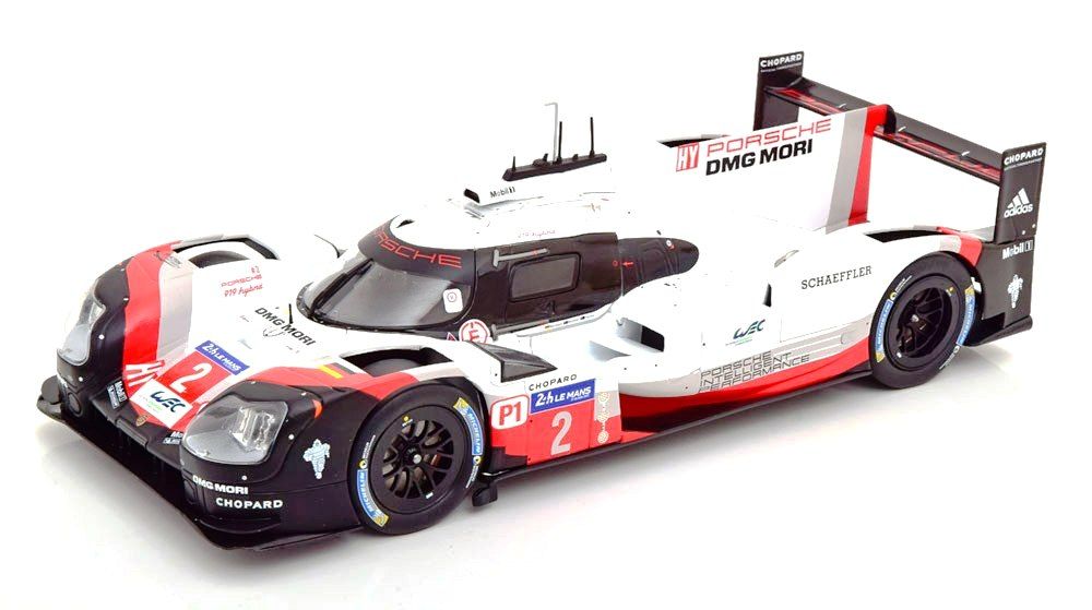 Porsche 919 Hybrid #2 Benrhard/Hartley/Bamber Sieger Winner 24H Le Mans 2017 1:18 Ixo Models